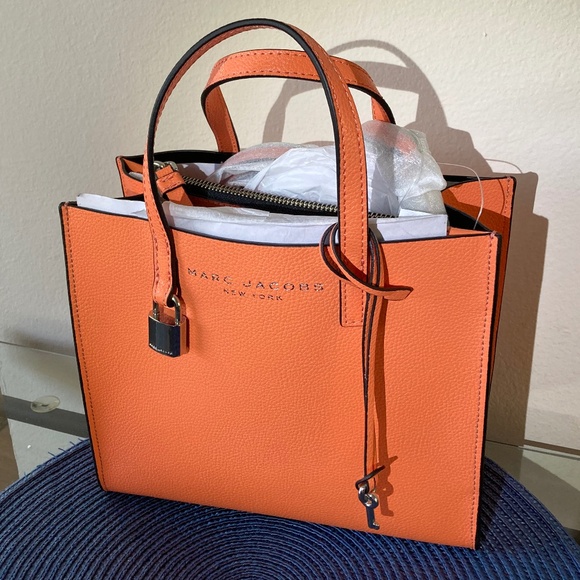 Marc Jacobs Handbags - Marc Jacobs Grind Mini Tote/Crossbody Bag In GORGEOUS MELON - NWT!